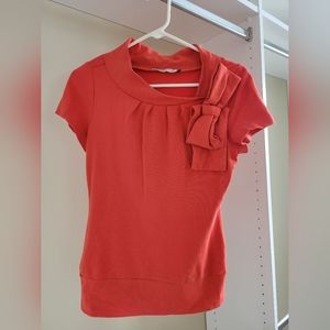 Suite 62 boutique Orange Tailored Top size small